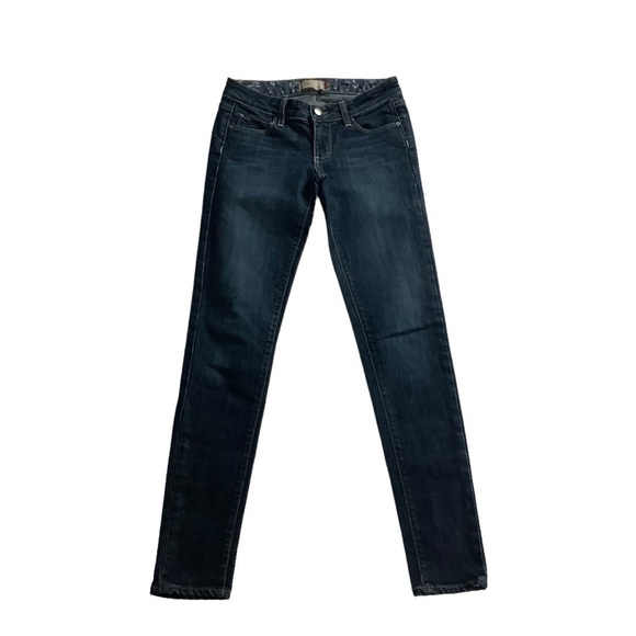 PAIGE Women's Peg Skinny Jeans - Dark Blue - Picture 2 of 9